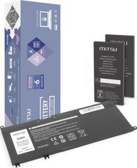 Bateri laptopi Mitsu për Dell Inspiron 15 5587 7588, 55Wh, Li ion, e zezë