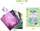 Set kreativ me fletë metalike Djeco Pretty Wood, 4 tablo, për fëmijë 6 10 vjeç, shumëngjyrësh