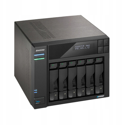 NAS Asustor LOCKERSTOR 6 AS6706T, 6-bay, 2x 8TB N300, i zi