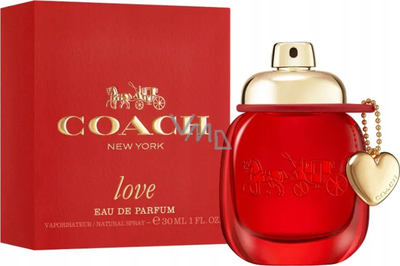 Eau de Parfum Coach Love, aromë florale frutore, 90ml