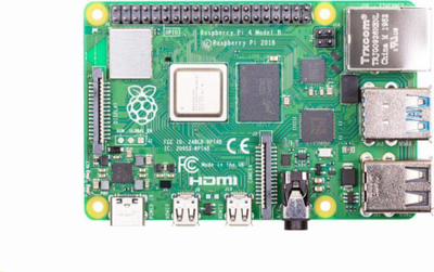 Mini kompjuter Raspberry Pi 4 Model B, 8GB RAM, CPU 1.5GHz, jeshile