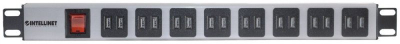 Kabllo vazhduese Intellinet Network Solutions, 19'', 1U, USB, e zezë