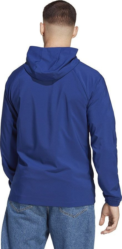 Xhaketë windbreaker Adidas Arsenal, për meshkuj, poliestër i ricikluar, me kapuç, e kuqe
