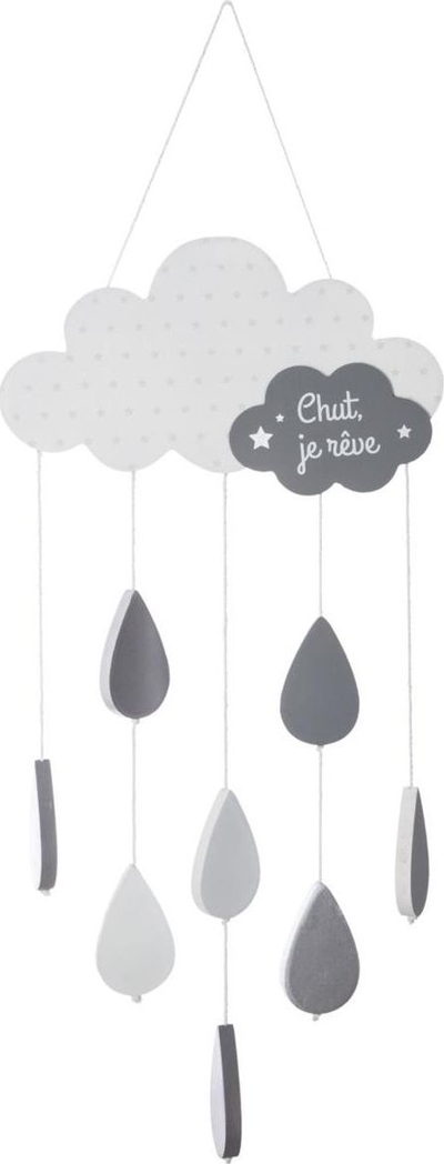Varëse dekor për kalam jot Atmosphera Grey Cloud, si re gri