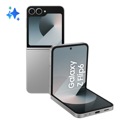 Телефон Samsung Galaxy Z Flip6, 6.7\", 256GB, 5G, Silver Shadow