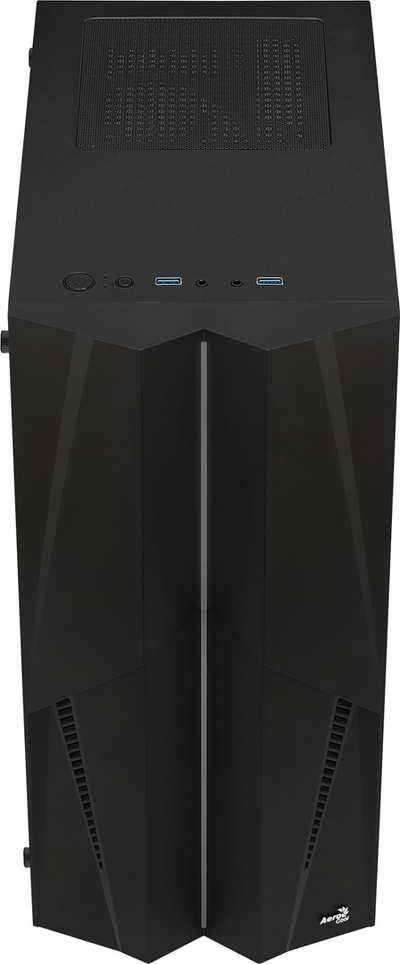 Kullë kompjuteri Aerocool Mecha ACCM-PV28013.11, xham i temperuar, RGB, e zezë