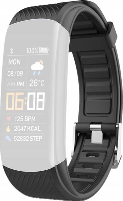 Pasek smartwatch Giewont Fit&amp;GO GW200 GWP200-10, silikon, 20mm, i zi