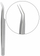 Пинцета за трепки Nanolash Precision Pins Curved, професионална, закривена, метална