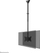 Mbajtëse tavani për monitor Neomounts CL35-340BL22, dopio, 23-42\", lartësi 106-156 cm, e zezë