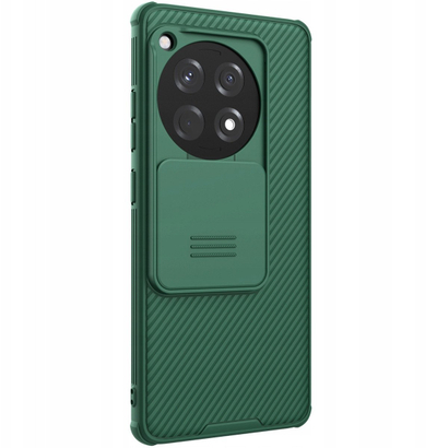 Mbulesë telefoni Nillkin CamShield Pro për OnePlus 12R, me mbrojtje me slider te kamera, jeshile