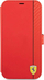 Këllëf libri Ferrari On Track për iPhone 13 6.1", me kapak, i kuq