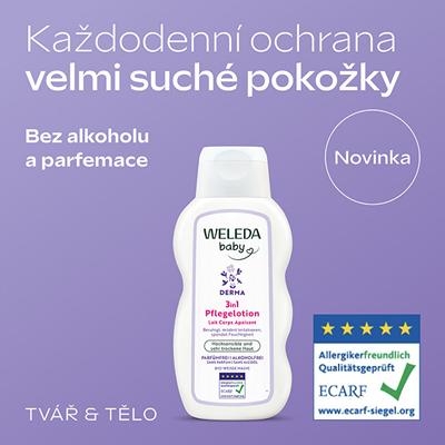 Losion për trup për bebe Weleda Derma 3in1 Moisturizing Lotion, 200 ml