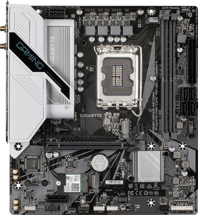 Pllakë amë Gigabyte H610M,	DDR4, Intel H610, Socket 1700, 2 slota, Bluetooth, Wifi 5, Micro ATX