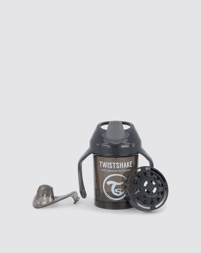 Shishe për bebe Twistshake Mini 230ml 4+ muaj, Zezë