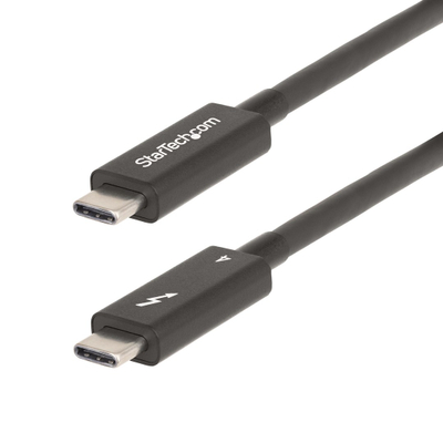 Кабел Thunderbolt 4 StarTech.com, 2m, 40Gbps, 100W PD, црн