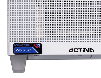 Гејминг компјутер Actina 7800X3D, Ryzen 7, RTX 5070 12GB, 32GB RAM, 1TB SSD, бел