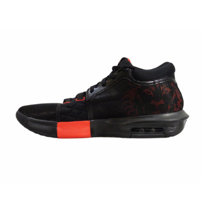 Atlete basketbolli Nike LeBron Witness 8 me Air, të zeza me të kuqe e të bardha