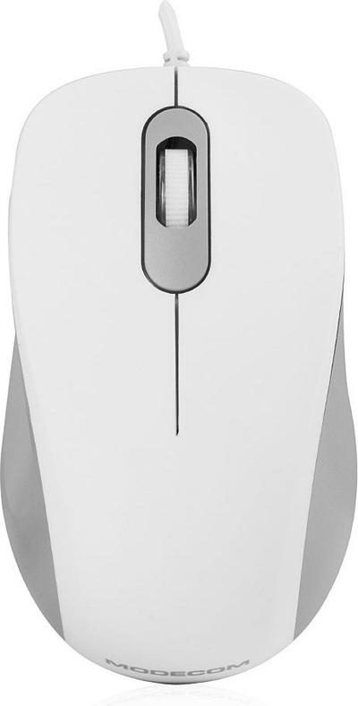 Maus Modecom M10S Silent (M-MC-M10S-200), i bardhë