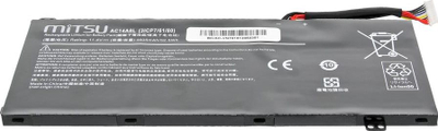 Bateri laptopi Mitsu BC/AC-VN7, 4605mAh, 52.5Wh, e zezë