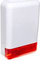 Надворешна оптико-акустична сирена Satel SPL-2010 R, 120 dB, црвена LED, бела