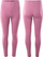 Legginsa sportive për goca IQ Silky Wmns, gjatësi e plotë, shtrihen mirë, rozë