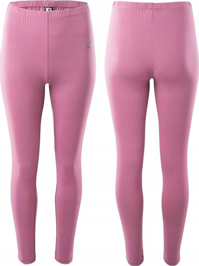 Legginsa sportive për goca IQ Silky Wmns, gjatësi e plotë, shtrihen mirë, rozë