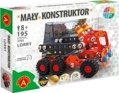 Set konstruktori Alexander Little Constructor Lorry, 195 copa, mbi 8 vjeç, shumëngjyrësh
