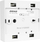 Zile dere Orno QUARTO AC OR-DP-MR-149, 230V, 80 dB, e bardhë