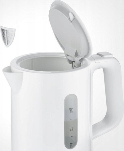 Ibrik elektrik Severin WK 3462, 0.5L, 1100W, i bardhë