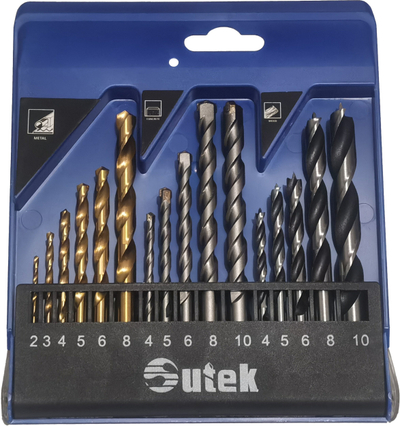 Set stërvitëse Sutek 16 copa, për metal e dru, modding