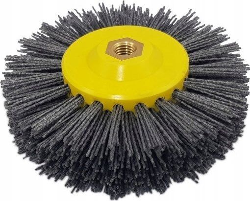 Furçë për plakjen e drurit Neo Tools 155mm, fijet fibër P80, filetë M14