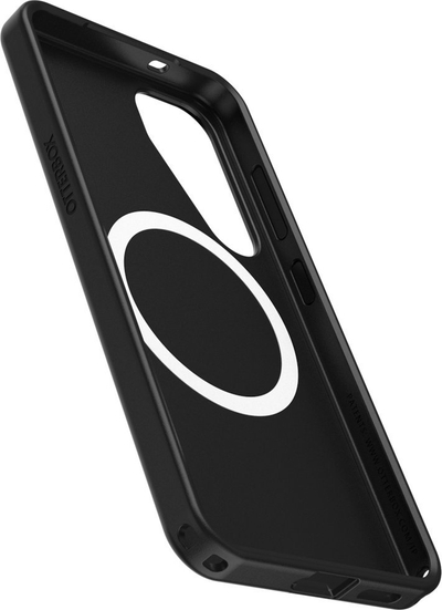 Kapak telefoni Otterbox Symmetry Magnet për Samsung Galaxy S25, përputhet me Qi2, i zi