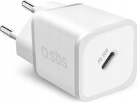 Karikues rrjeti SBS TETRGAN1C20W, 20W, Fast Charging, i bardhë