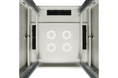 Kabinet rrjeti Digitus Hyper Pro DN-51013, 42U, 800x800 mm, derë xhami, gri