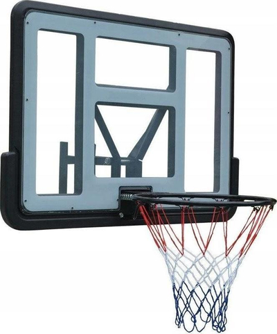 Kosh basketbolli muror Spartan, tabelë transparente