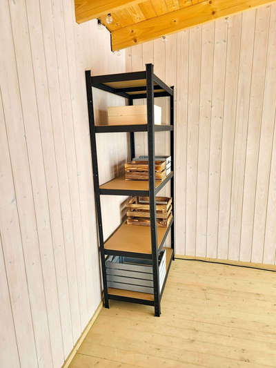 Raft metal Schou Cellar Shelf, 5 rafte, i zi