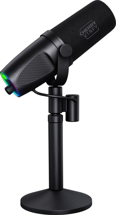 Mikrofon CHERRY XTRFY NGALE X, dinamik, USB XLR, i zi