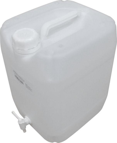 Kanister uji me rubinet Suwary, 30 L, i bardhë