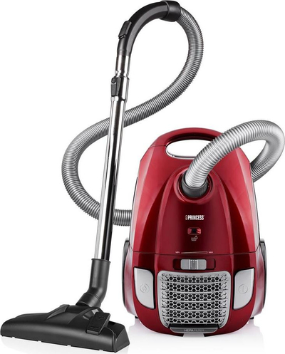 Fshesë me korrent Princess 333001 Power DeLuxe, e kuqe