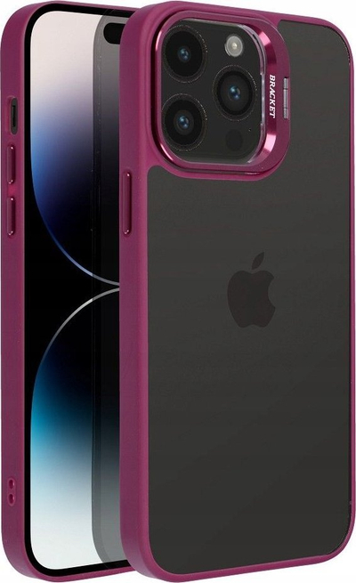 Mbulesë telefoni VARIETE Elegant për iPhone 15 Pro Max, TPU PC, me mbajtëse kamere, lejla