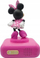 Orë me zile Lexibook Minnie Mouse, dritë 3D, ekran digjital, rozë