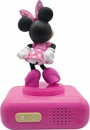 Orë me zile Lexibook Minnie Mouse, dritë 3D, ekran digjital, rozë