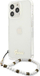Mbështjellës telefoni Guess GUHCP13LKPSWH, për iPhone 13 Pro dhe 13 6.1", hardcase transparent, White Pearl
