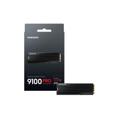 SSD Samsung 9100 PRO, 2TB, NVMe PCIe Gen5 со ладилник, црна
