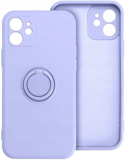 Mbulesë telefoni për Xiaomi Redmi Note 14 4G, silikon me unazë, vjollcë