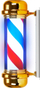 Лустер за таван Activeshop Barber BB-02, голема големина, златна боја
