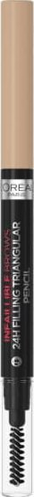 Laps vetullash L'Oréal Infaillible Filling Triangular 24H, waterproof, nuanca 7 Blonde