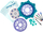 Set vizatimi Spirograph Mandala Maker, për mandala, formati A4, shumëngjyrësh