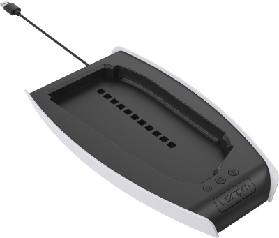 Stendë për konzolë Venom VS5019, për PlayStation 5 Slim, me drita LED, e zezë