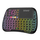 Tastierë e vogël wireless Savio KW-04, ARGB, me touchpad, e zezë